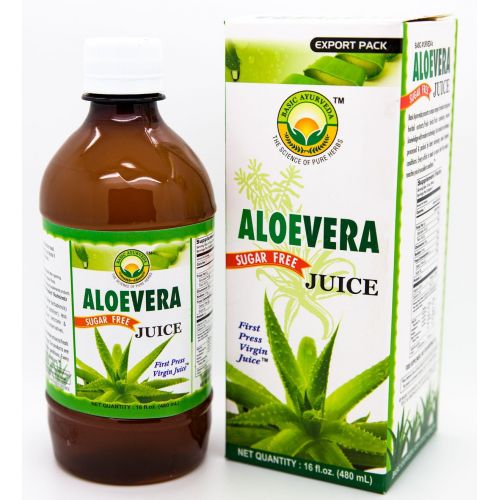 Basic Ayurveda Sugar Free Aloe Vera Juice 480 Ml
