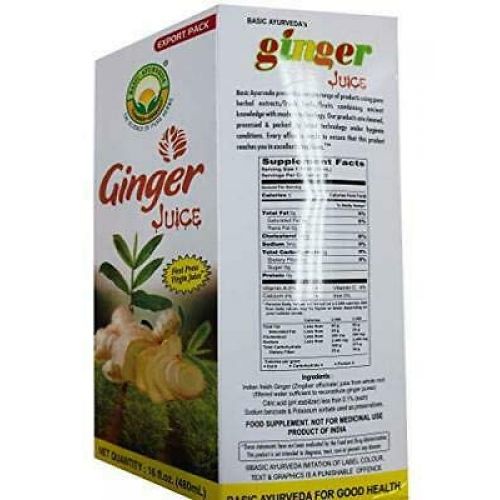 Basic Ayurvedic Ginger Juice 480 Ml