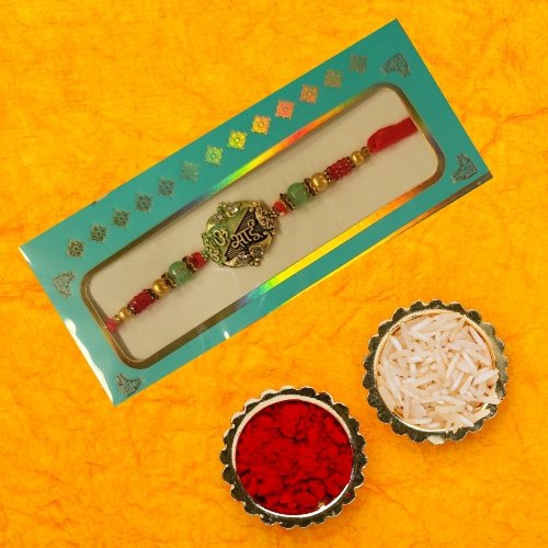 Copy Of Beautiful Handcrafted Rakhi For Your Lovely Brother Thread Pack Of 3