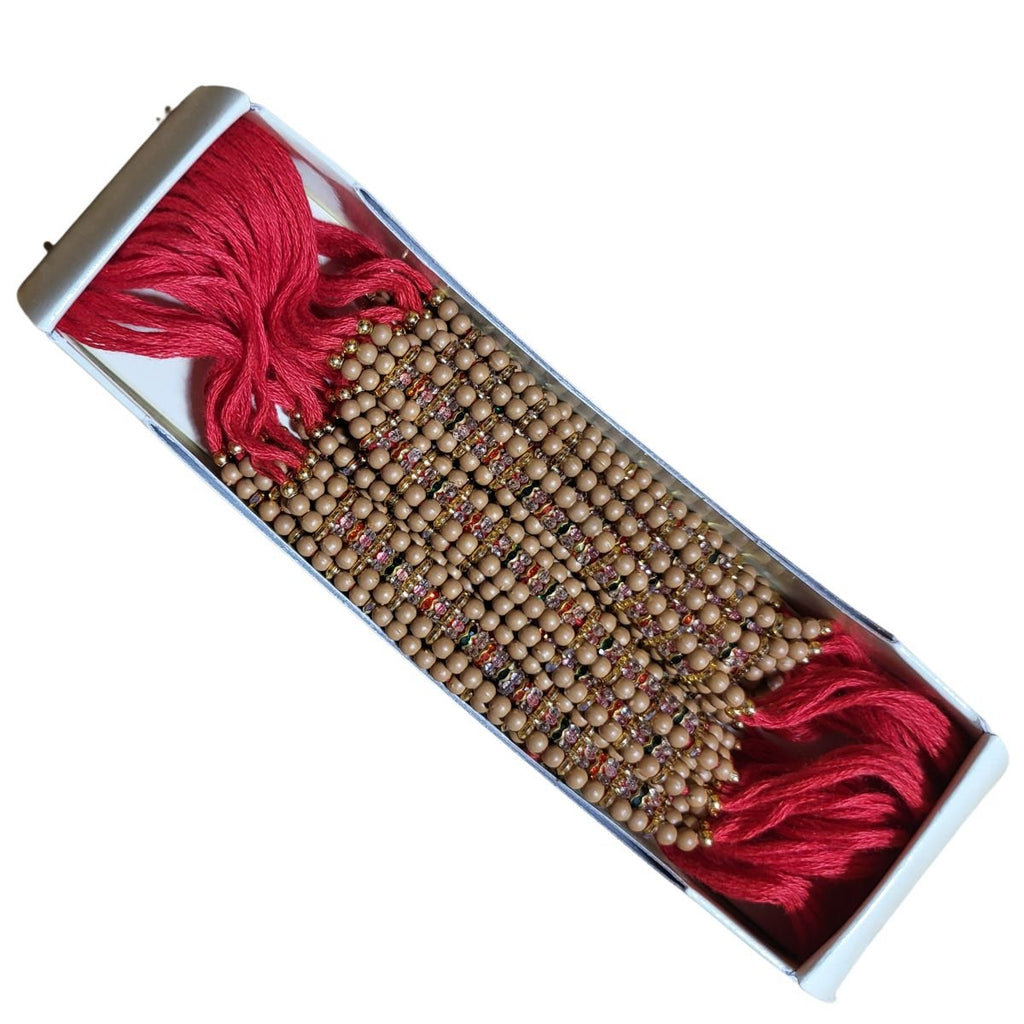 Beautiful Red Thread Rakhi - Singh Cart