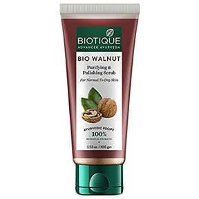 Biotique Advanced Ayurveda Bio Walnut Face Scrub 100 G