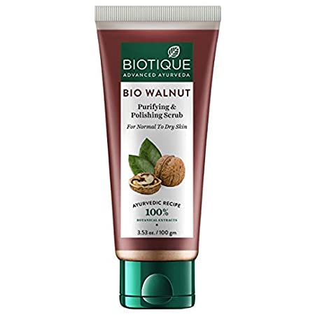 Biotique Advanced Ayurveda Bio Walnut Face Scrub 100 G