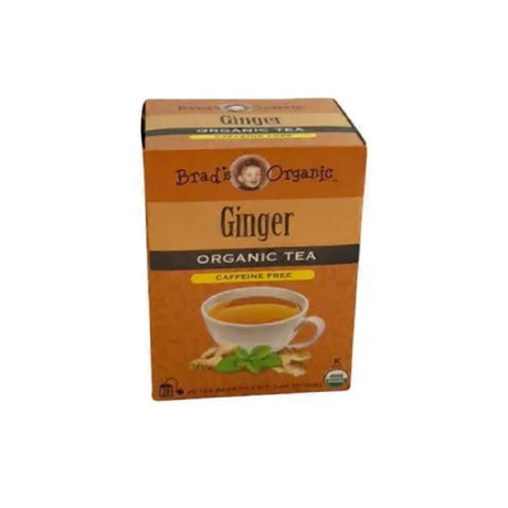 Buy Brad's Organic Ginger Tea - 20 Tea Bags | Singh Cart