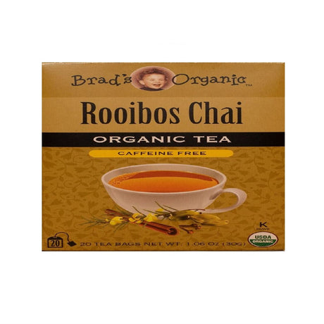 Buy Brad's Organic Rooibos Chai Tea Online | Singh Cart
