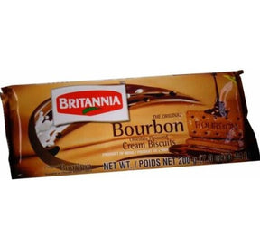 Britannia The Original Bourbon Cream Biscuits Chocolate 200 Gm