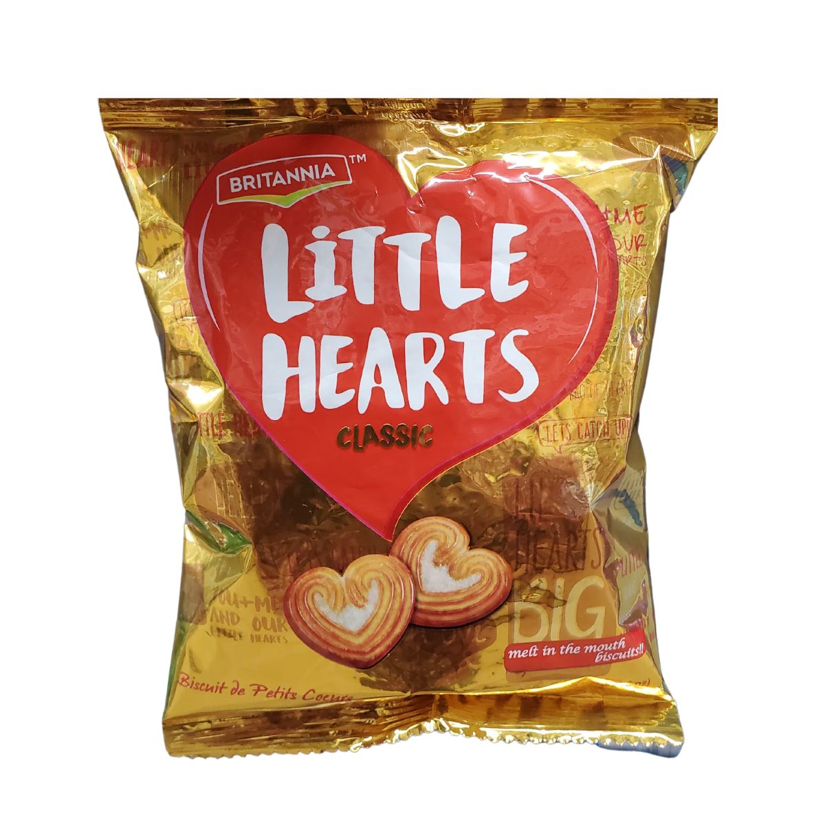 Brittania Little Heart Cookies Pack Of 10