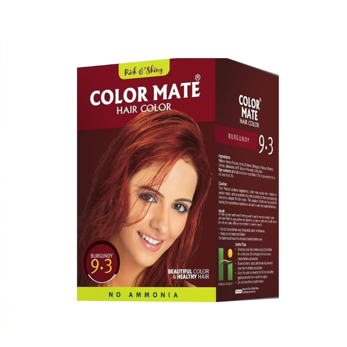 Color Mate Hair Color Natural Burgundy 150g