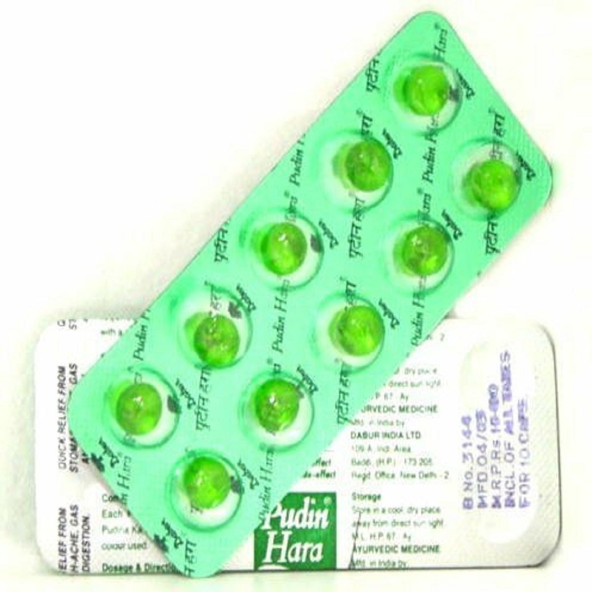 Dabur Pudin Hara Tablets 10 Tablets