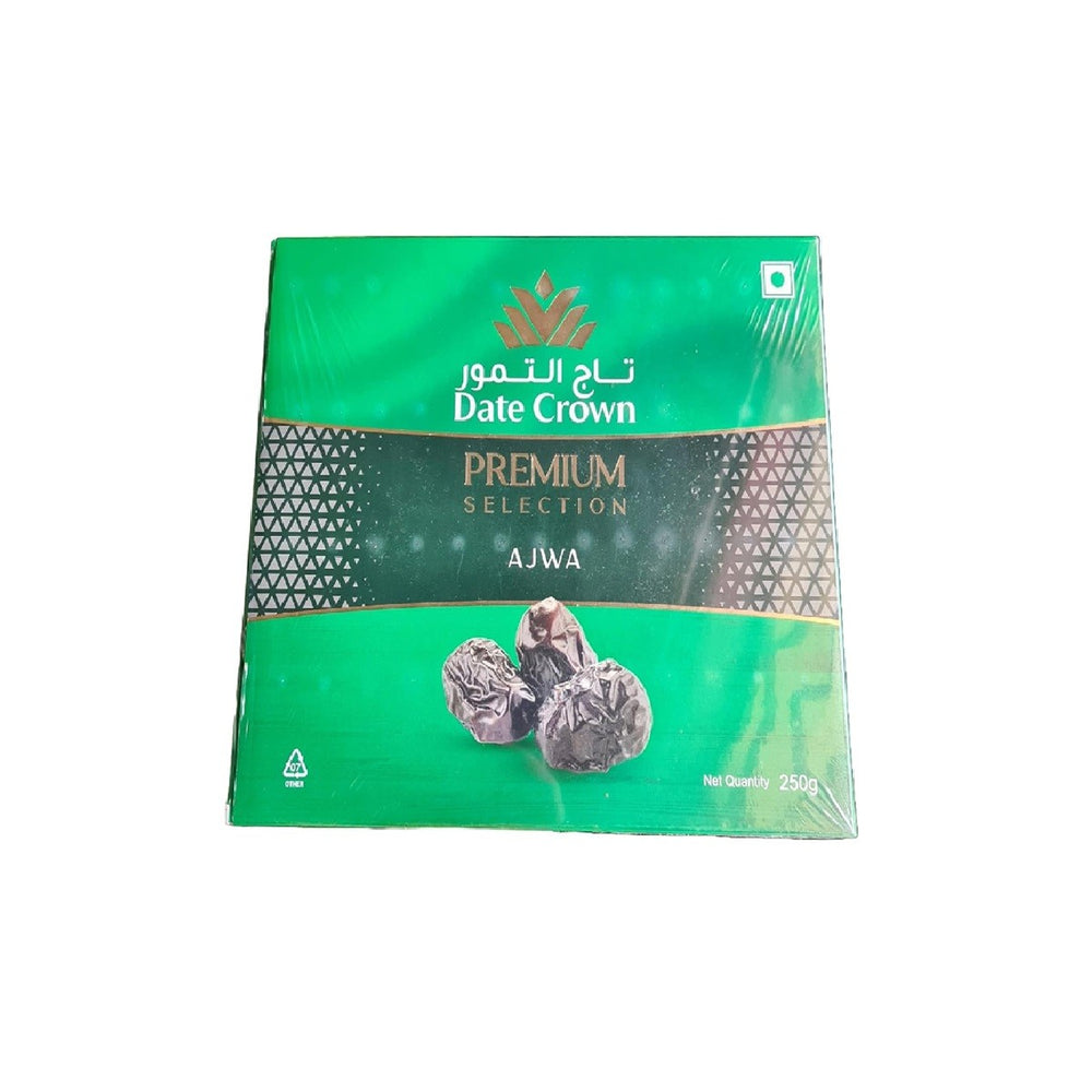 Buy Dates Crown Ajwa Al Madina Dates - 250gms | Singh Cart