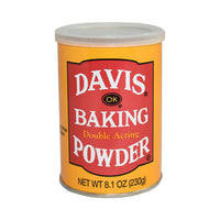 Davis Baking Powder Double Acting Gluten Free 230 G 8 1 Oz