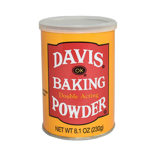 Davis Baking Powder Double Acting Gluten Free 230 G 8 1 Oz