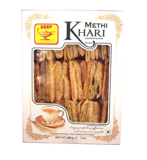 Deep Methi Khari Puffed Pastry 7 Oz 200 Grams