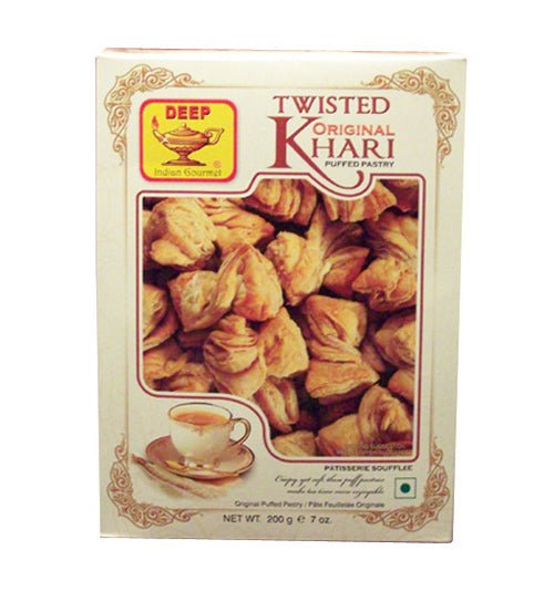 Deep Twisted Original Khari Puffed Pastry 7 Oz 200 Grams