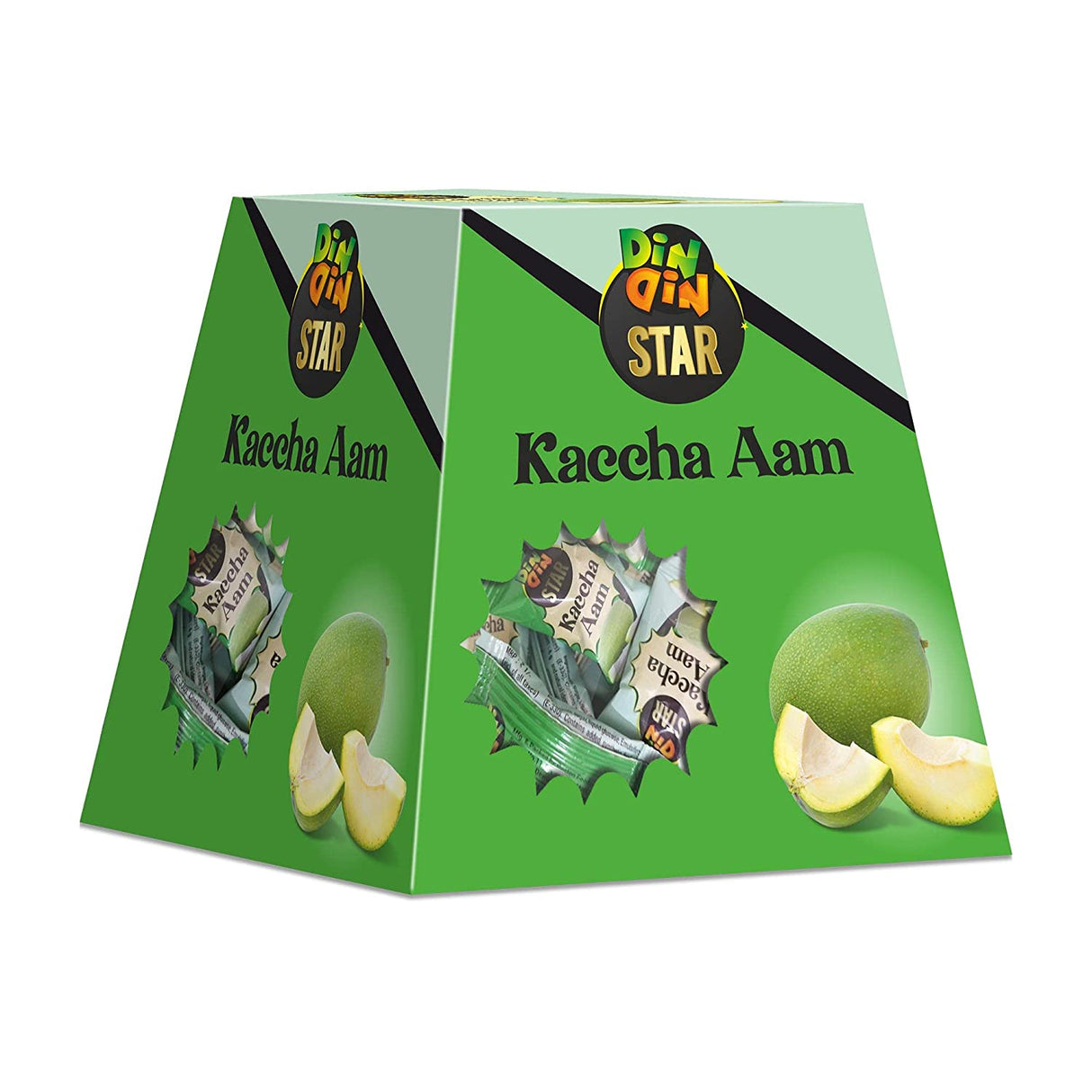 Din Din Star Kaccha Aam Candy 200 G Box 50 Pcs