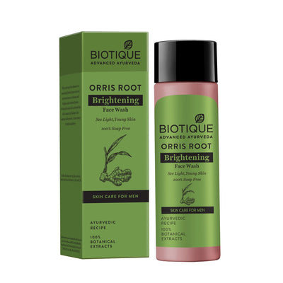 Biotique Bio Orris Root Brightening Face Wash for Men - Natural Skin Brightening Solution | Singh Cart
