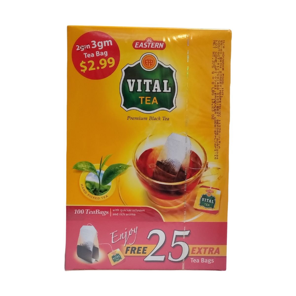 Eastern Vital Tea 100 Tea Bags