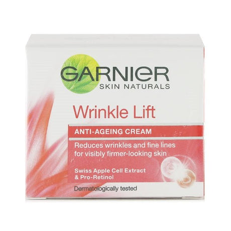 Garnier Wrinkle Lift Anti Ageing Cream Reduces Wrinkles And Fine Lines 40 G