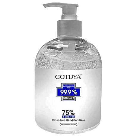 Copy Of Gotdya Rinse Free Hand Sanitizer 99 9 Protection 500 Ml Pack Of 6