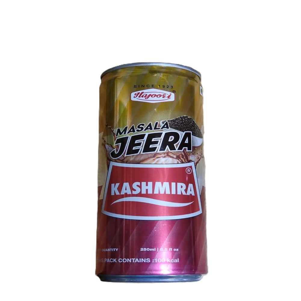 Hajoori Masala Jeera Kashmira 250ml (Pack of 30 Cans)