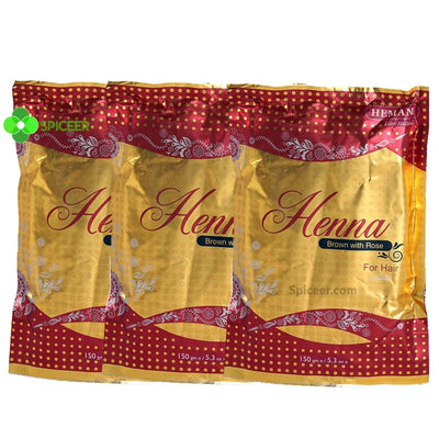 Hemani Henna Brown With Rose 150g