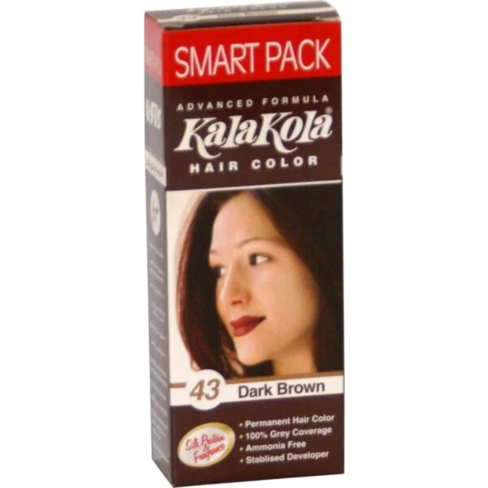 KalaKola Hair Color Dark Brown #43 (5.29 OZ) 150 Grams