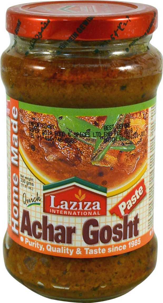 Laziza Achar Gosht Paste 330 Grams 11 61 Oz 5 99