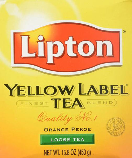 Lipton Yellow Label Loose Tea 15 8 Oz 450 Grams