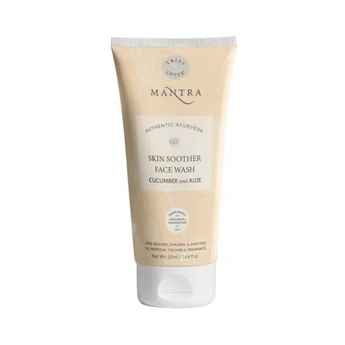 Mantra Authentic Ayurveda Skin Soother Face Wash Cucumber Aloe 50 G
