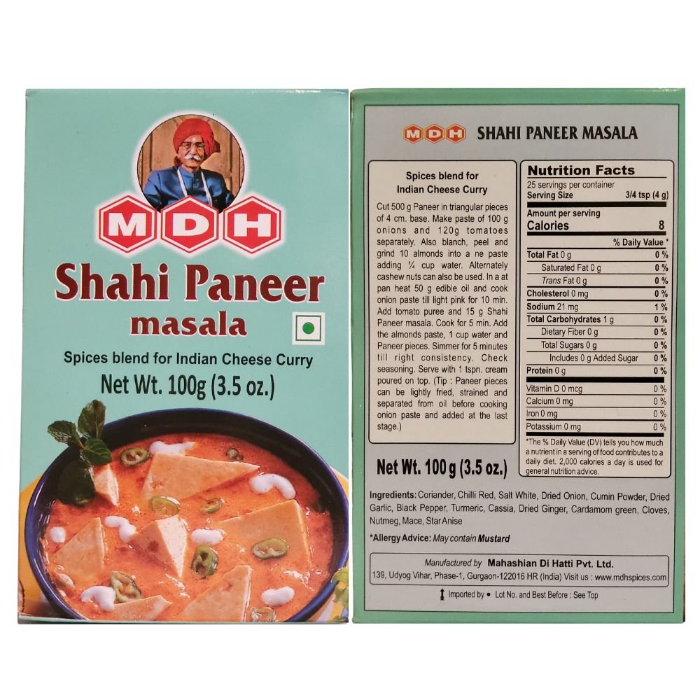 Mdh Shahi Paneer Masala 100 G