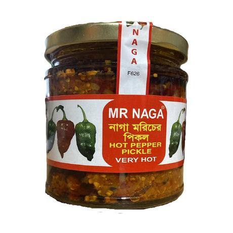Mr Naga Hot Pepper Pickle - Original - 190g