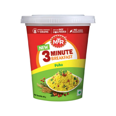 Mtr 3 Minute Breakfast Cup Poha 80 Gm