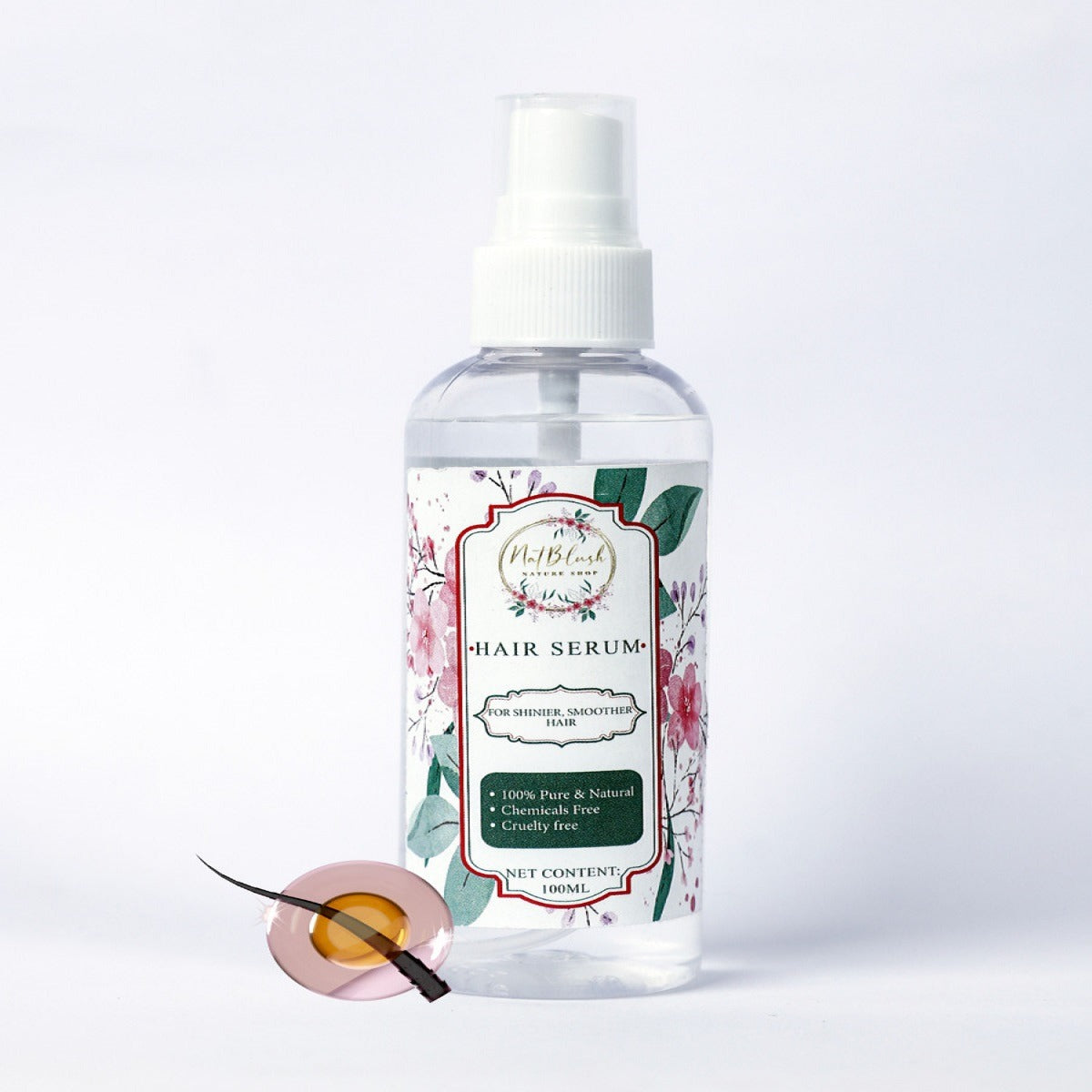 Buy Natblush Hair Serum - 100ml | Singh Cart