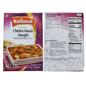 National Spice Mix For Chicken Masala Murghi 50 G
