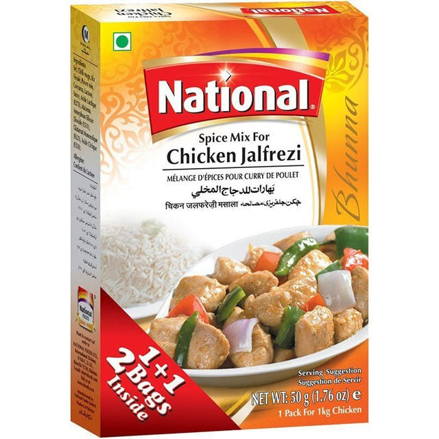National Spice Mix For Chicken Jalfrezi 50 G 100 G