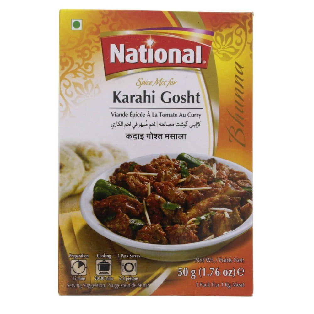 Buy National Spice Karahi Gosht Masala Mix Online | Singh Cart
