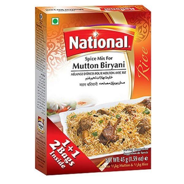 Buy National Spice Mutton Biryani Recipe Mix Online | Singh Cart