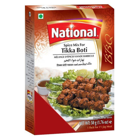 National Spice Mix For Tikka Boti 50 G Or 100 G