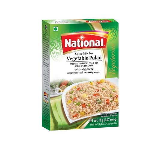National Spice Mix For Vegetable Pulao 70 G