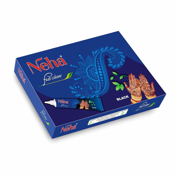 Neha Herbals Fast Colour Black Cone Pack Of 5