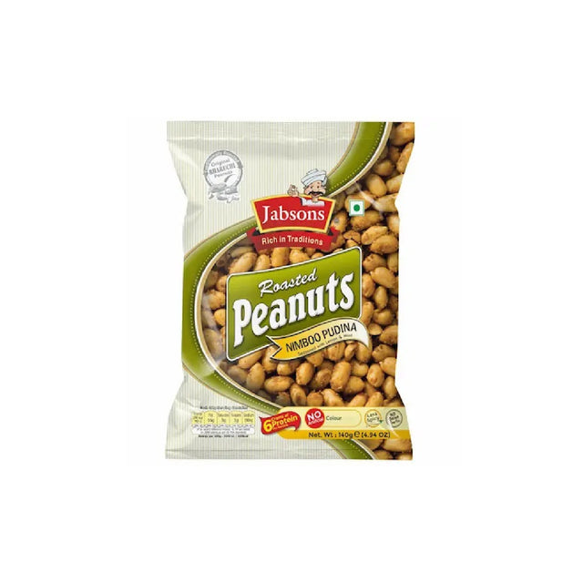 Buy Jabson Roasted Peanuts Nimboo Pudina Online - 5 OZ | Singh Cart