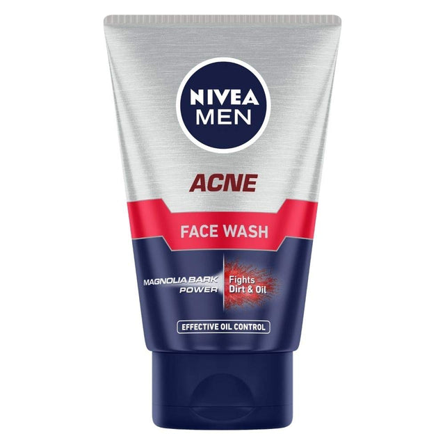 Nivea Men Acne Face Wash Scrub Fights Dirt Oil 100 G