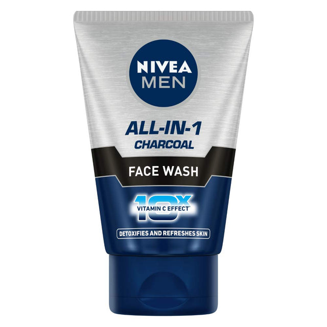 Nivea Men All In 1 Charcoal Face Wash 100 G