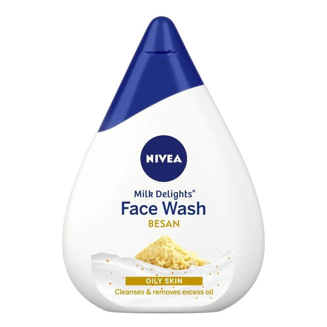 Nivea Milk Delights Gram Flour Face Wash For Oily Skin 100 Ml