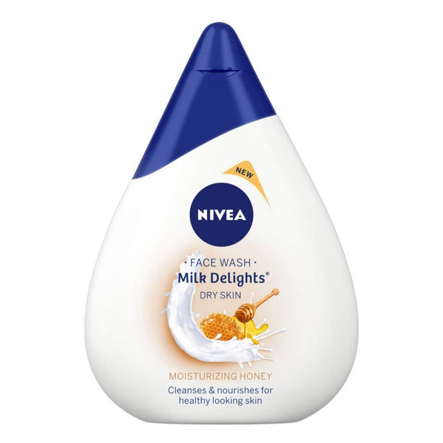 Nivea Milk Delights Face Wash With Honey For Dry Skin 100 Ml