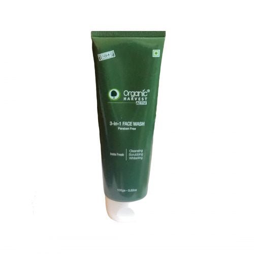 Organic Harvest 3 In 1 Face Wash Activ