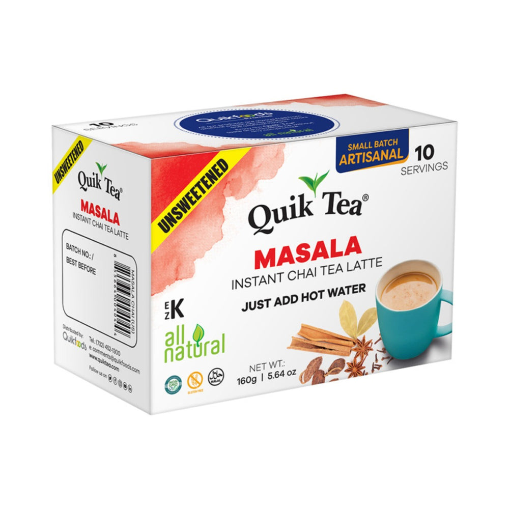 Quick Tea Masala Chai Unsweetened 5.64 OZ (160 Grams)