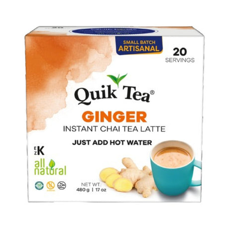 Quik Tea Ginger Chai 20 Pouches