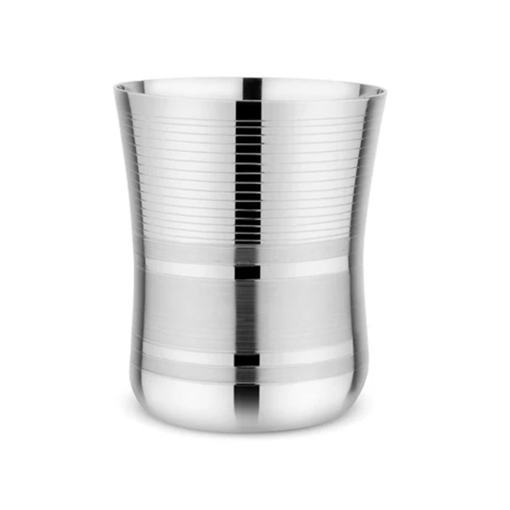 Stainless Steel Baby Maharaja Deepline Glass (6.5 cm x 8 cm)