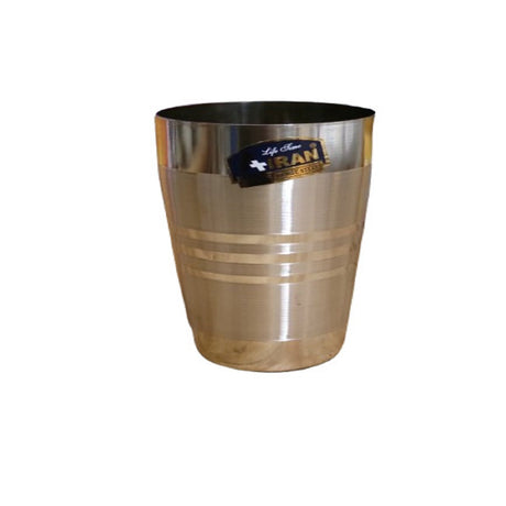 Stainless Steel Glass Heavy Quality Medium (Pack of 6)