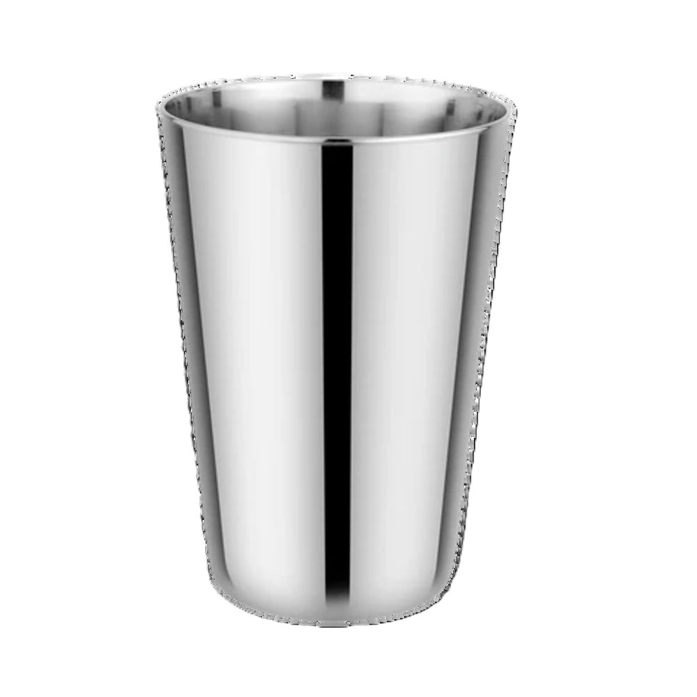 Stainless Steel Ice Plain Glass (8 cm x 12 cm)